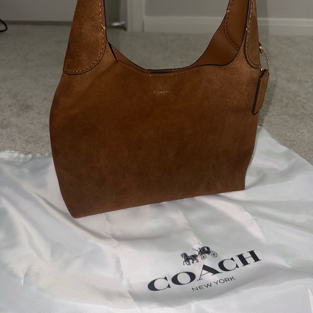 Coach Brooklyn Suede Shoulder Bag